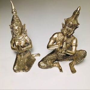 Artisan Pewter Buddha Statues